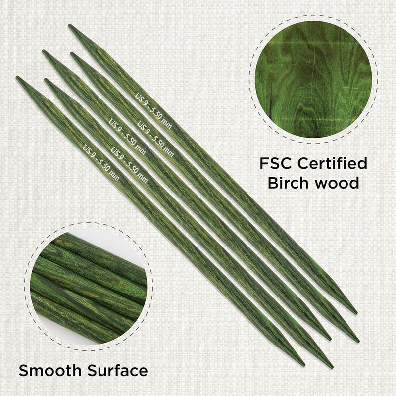 KnitPro Dreamz Double Pointed Needles 5" (12.5cm) | US Size 9 (5.5mm) - Image 1